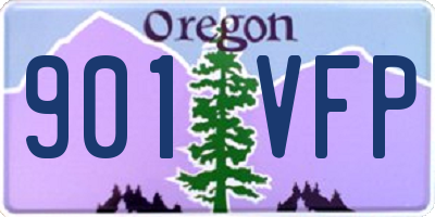 OR license plate 901VFP