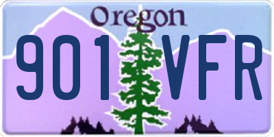 OR license plate 901VFR