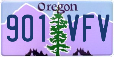 OR license plate 901VFV