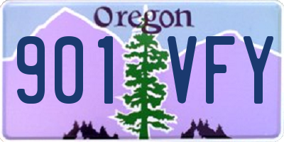 OR license plate 901VFY