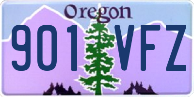 OR license plate 901VFZ