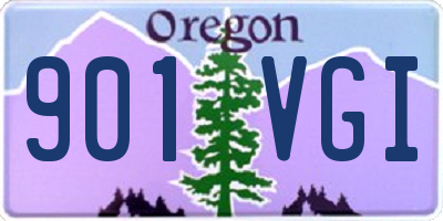 OR license plate 901VGI