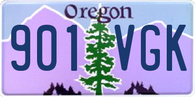 OR license plate 901VGK