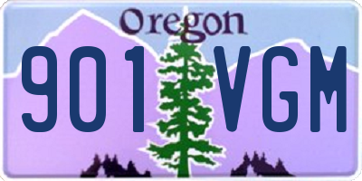 OR license plate 901VGM