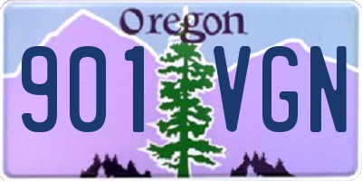 OR license plate 901VGN