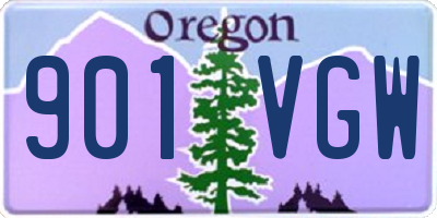OR license plate 901VGW