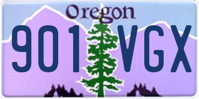 OR license plate 901VGX