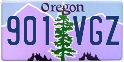 OR license plate 901VGZ