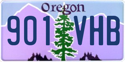 OR license plate 901VHB