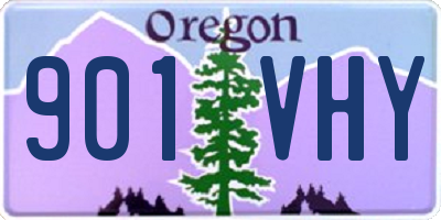 OR license plate 901VHY