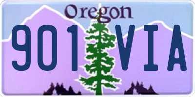 OR license plate 901VIA