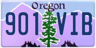 OR license plate 901VIB