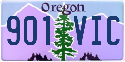OR license plate 901VIC
