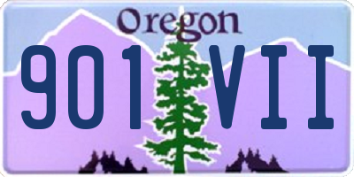 OR license plate 901VII