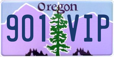 OR license plate 901VIP