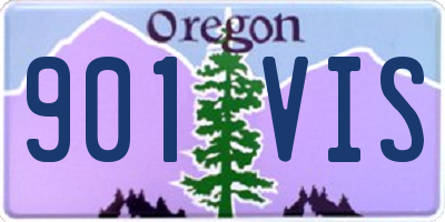 OR license plate 901VIS