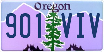 OR license plate 901VIV