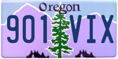 OR license plate 901VIX