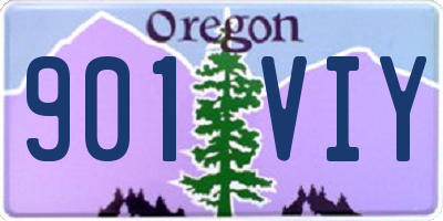 OR license plate 901VIY