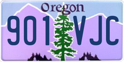 OR license plate 901VJC