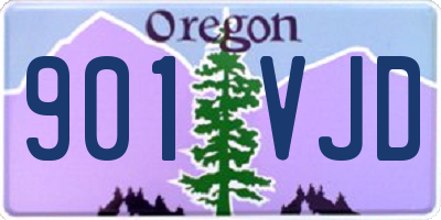 OR license plate 901VJD