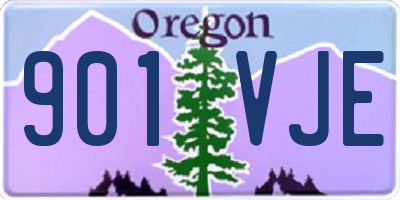 OR license plate 901VJE