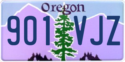 OR license plate 901VJZ