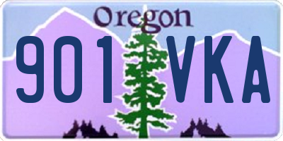 OR license plate 901VKA