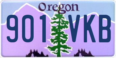 OR license plate 901VKB