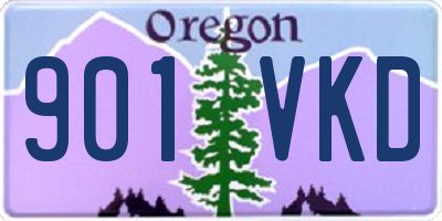 OR license plate 901VKD