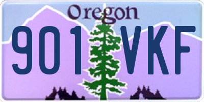 OR license plate 901VKF