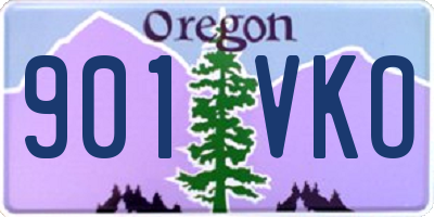 OR license plate 901VKO