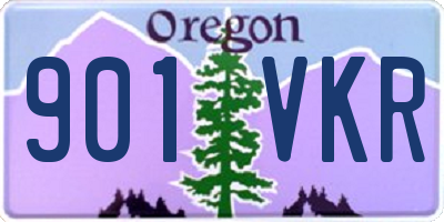 OR license plate 901VKR