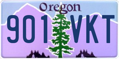 OR license plate 901VKT