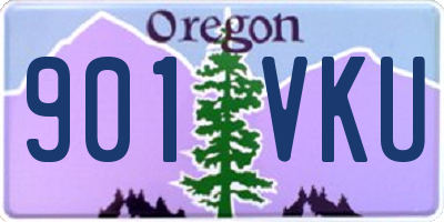 OR license plate 901VKU