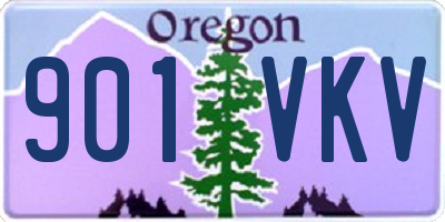 OR license plate 901VKV