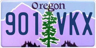 OR license plate 901VKX