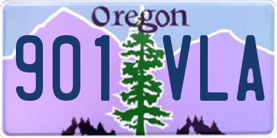 OR license plate 901VLA