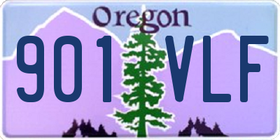 OR license plate 901VLF