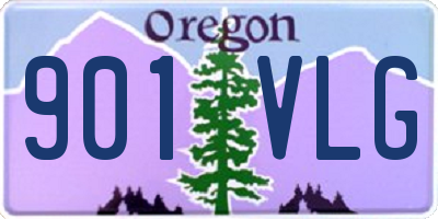 OR license plate 901VLG