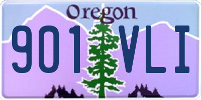 OR license plate 901VLI
