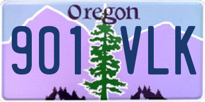 OR license plate 901VLK