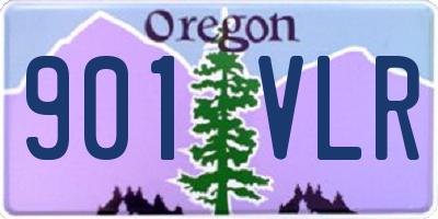 OR license plate 901VLR