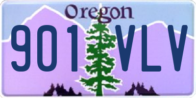 OR license plate 901VLV