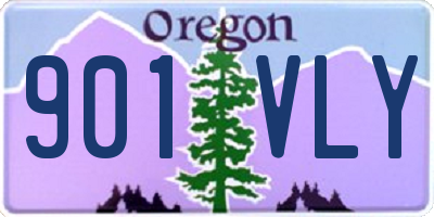 OR license plate 901VLY