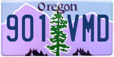 OR license plate 901VMD