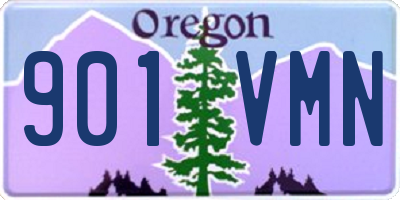 OR license plate 901VMN