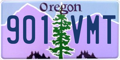 OR license plate 901VMT