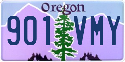 OR license plate 901VMY