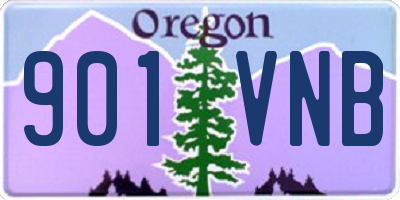 OR license plate 901VNB